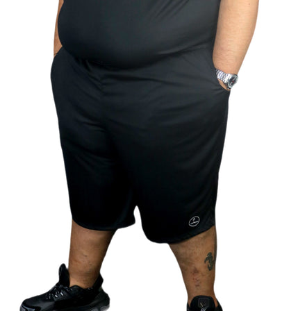 Bermuda Esportiva Dry-Fit Mesh Plus Size Tormenta