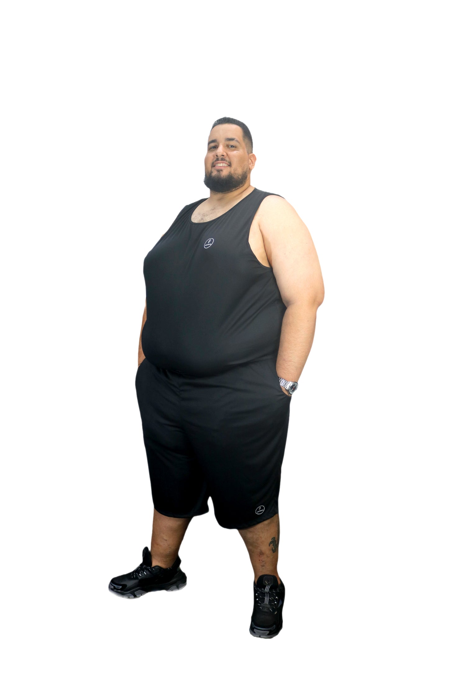 Bermuda Esportiva Dry-Fit Plus Size Tormenta