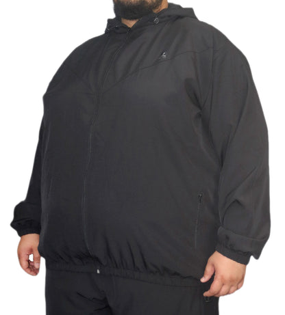 Blusa Esportiva Microfibra Plus Size Tormenta Com Zíper