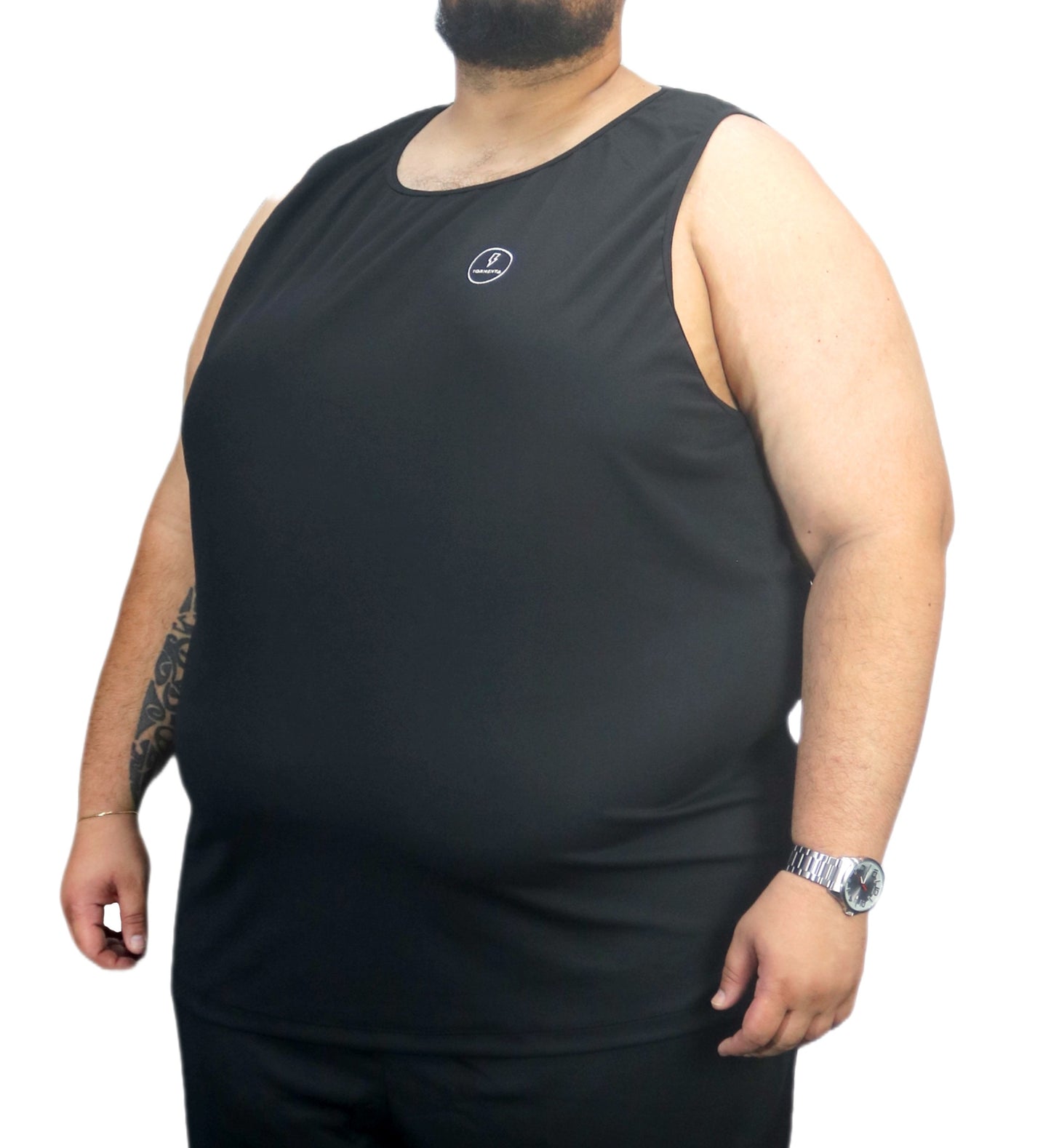 Regata Esportiva Dry-Fit Mesh Plus Size Tormenta