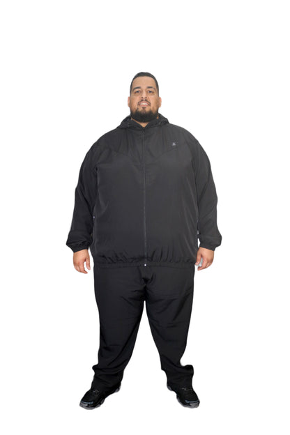 Blusa Esportiva Microfibra Plus Size Tormenta Com Zíper