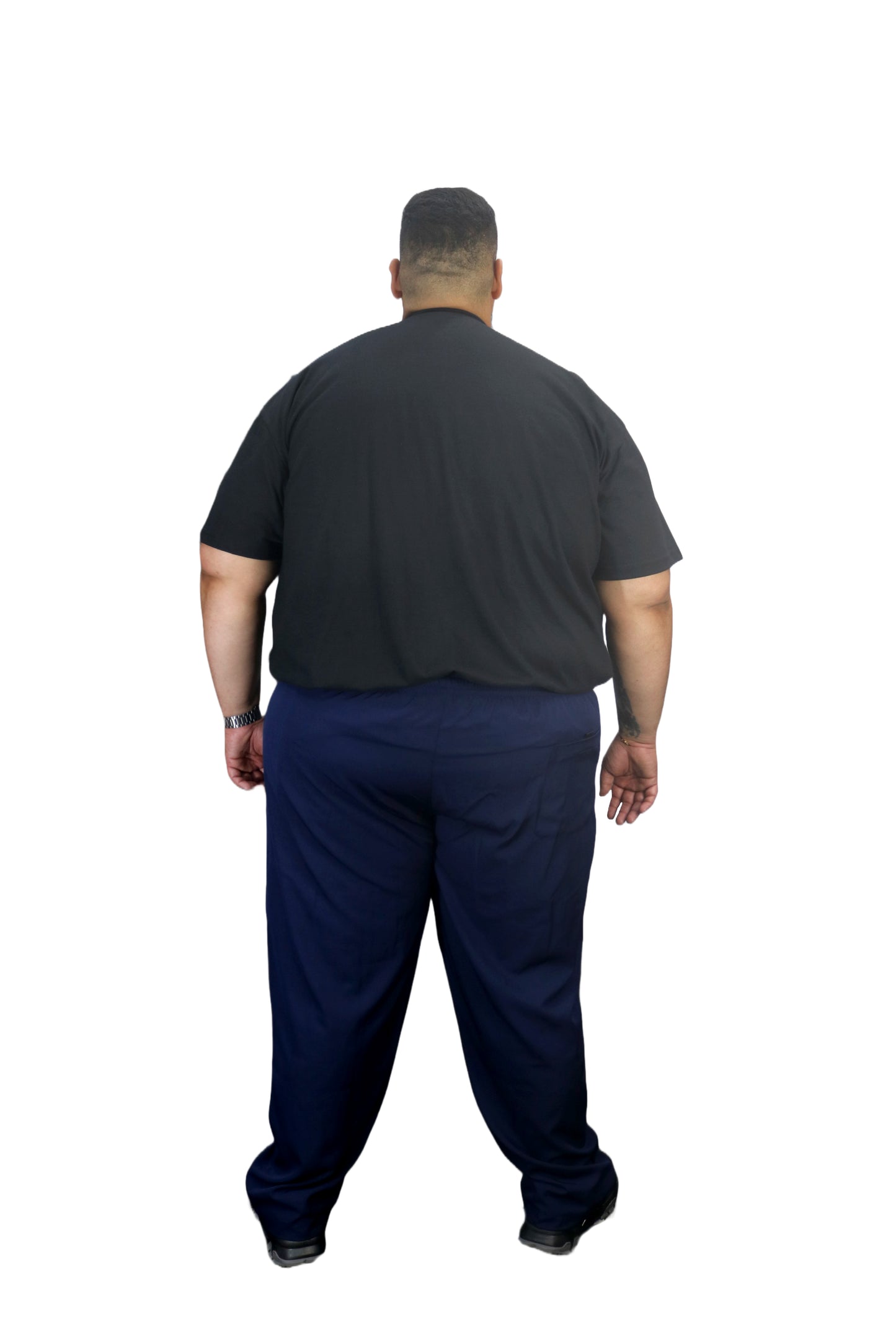 Calça Esportiva Microfibra Plus Size Tormenta Com Zíper