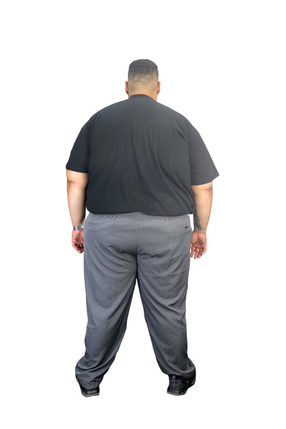 Calça Esportiva Microfibra Plus Size Tormenta Com Zíper