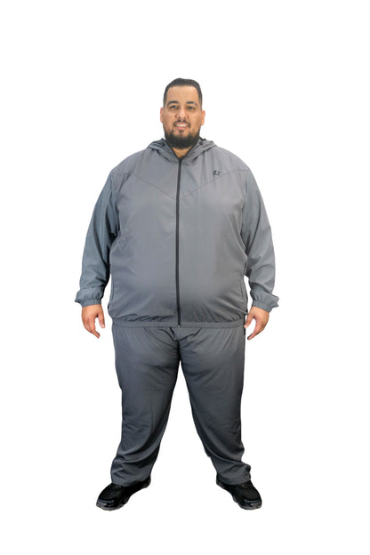 Blusa Esportiva Microfibra Plus Size Tormenta Com Zíper