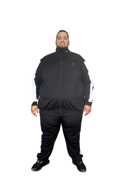 Blusa Esportiva Helanca Plus Size Tormenta Com Zíper