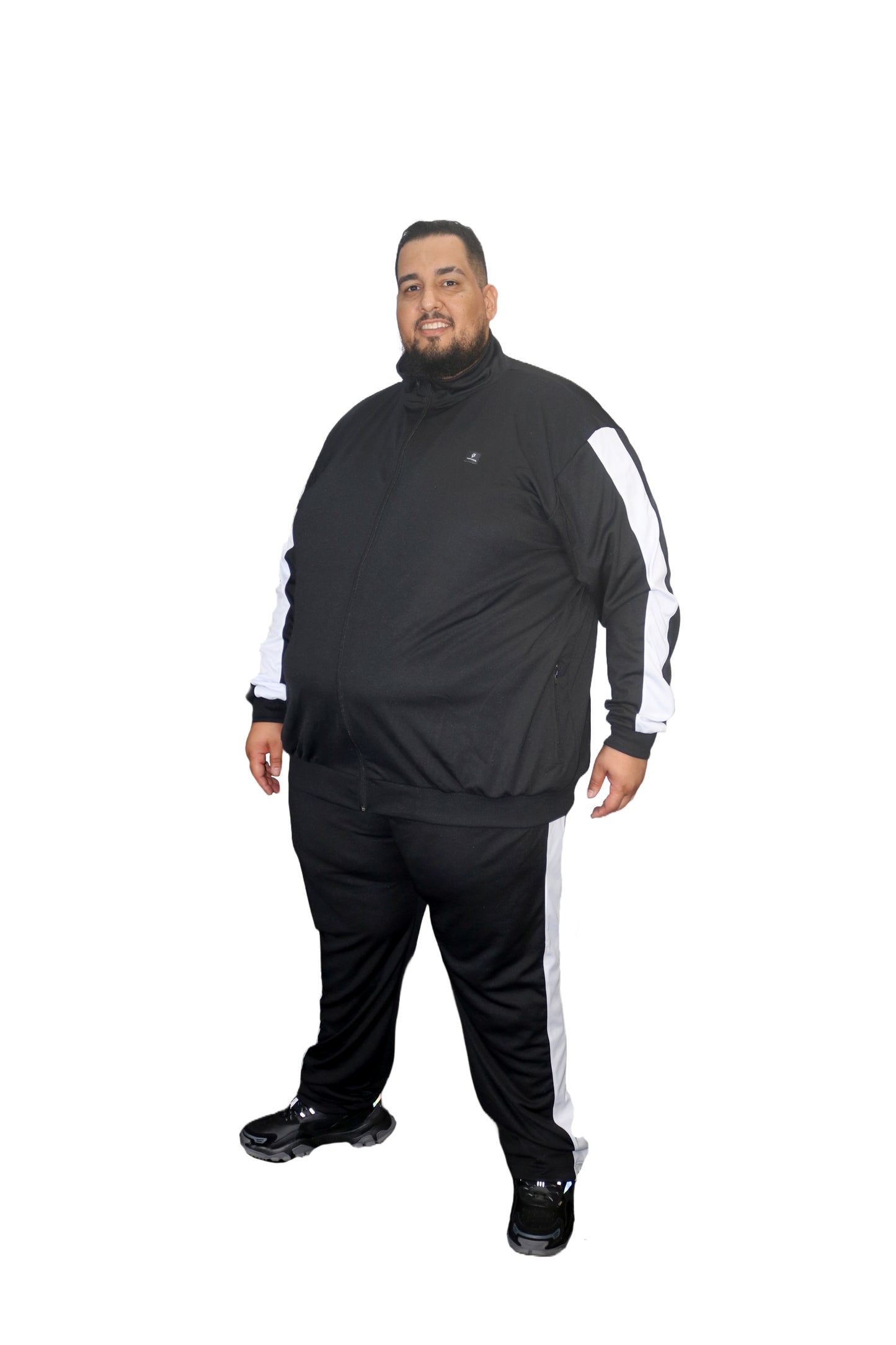 Blusa Esportiva Helanca Plus Size Tormenta Com Zíper