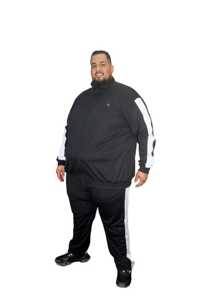 Blusa Esportiva Helanca Plus Size Tormenta Com Zíper