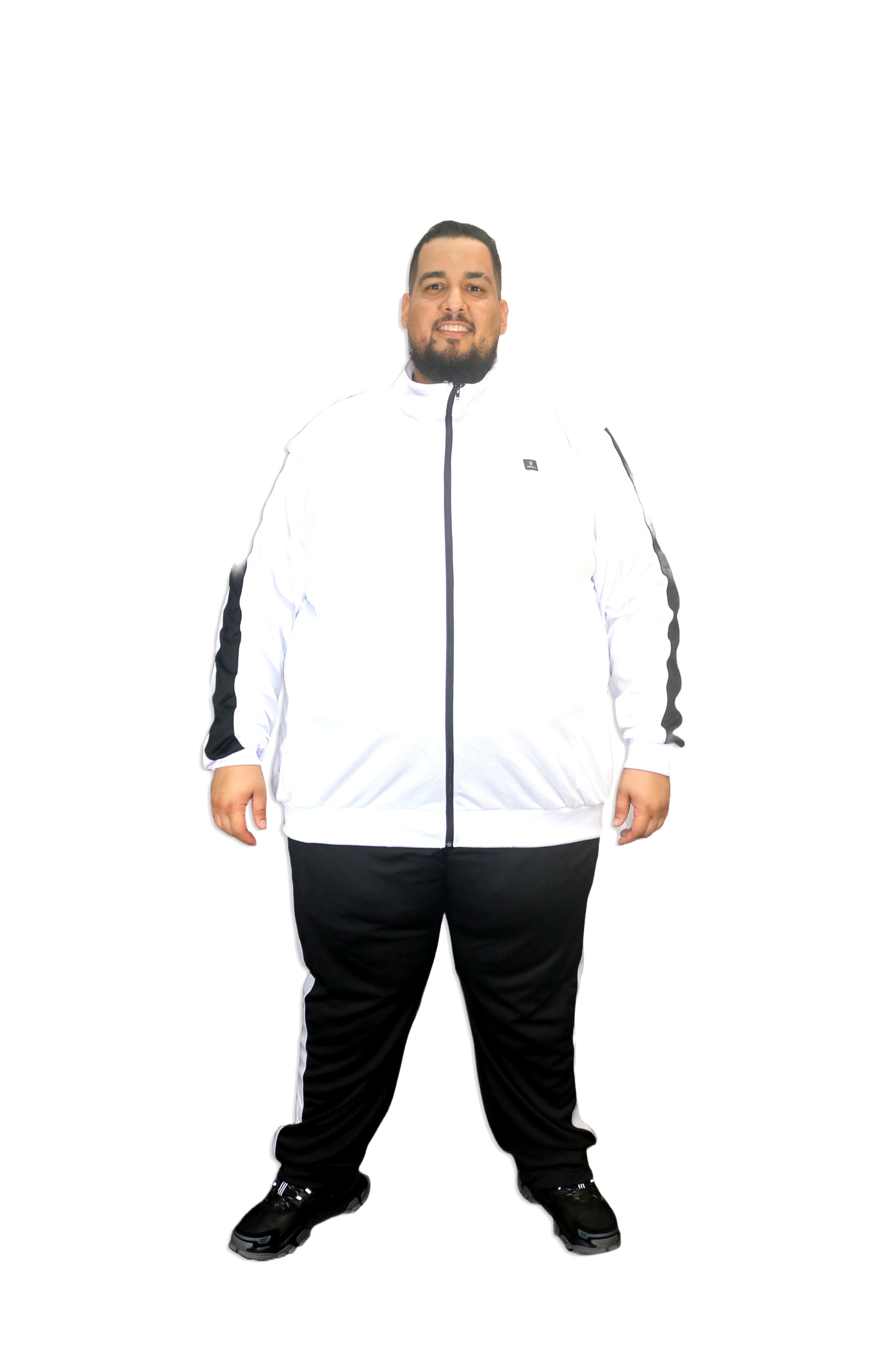 Blusa Esportiva Helanca Plus Size Tormenta Com Zíper