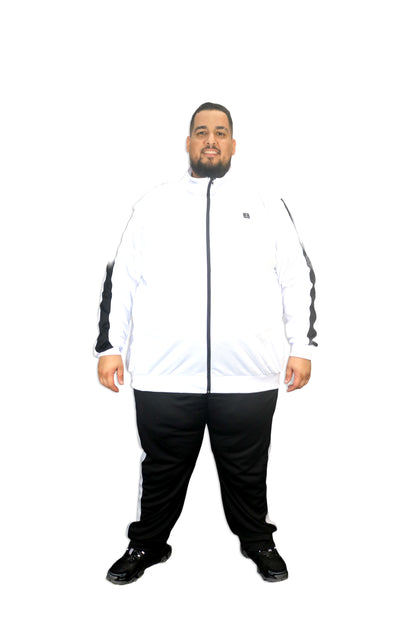 Blusa Esportiva Helanca Plus Size Tormenta Com Zíper