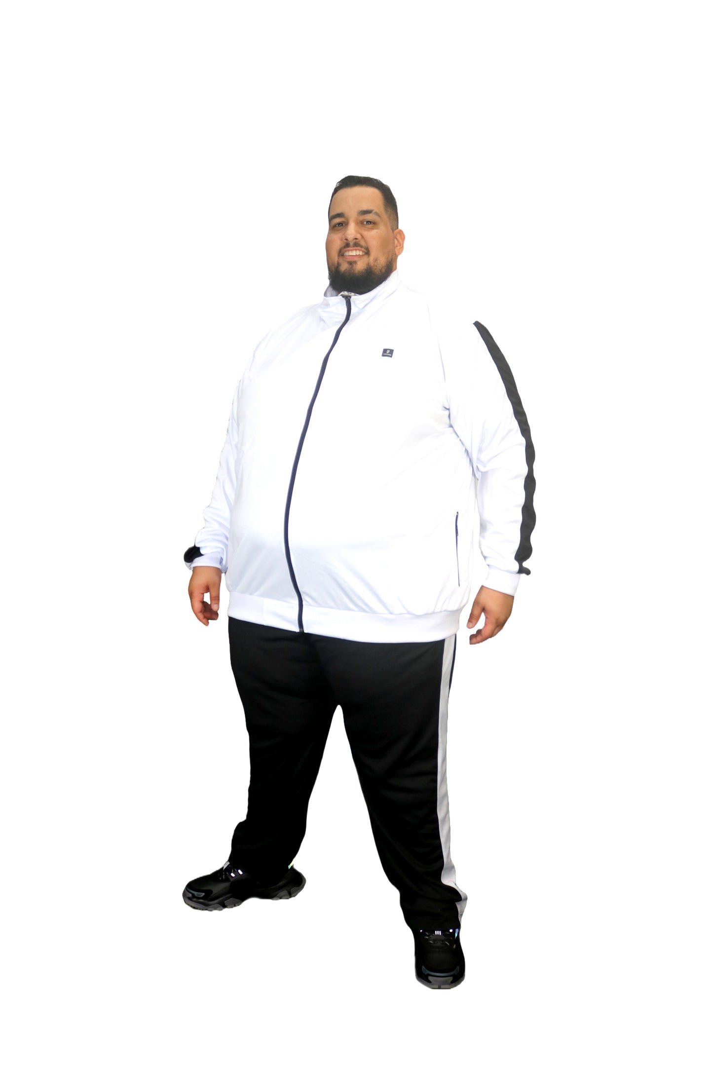 Blusa Esportiva Helanca Plus Size Tormenta Com Zíper