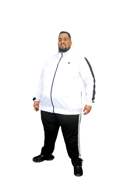 Blusa Esportiva Helanca Plus Size Tormenta Com Zíper