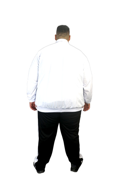 Blusa Esportiva Helanca Plus Size Tormenta Com Zíper