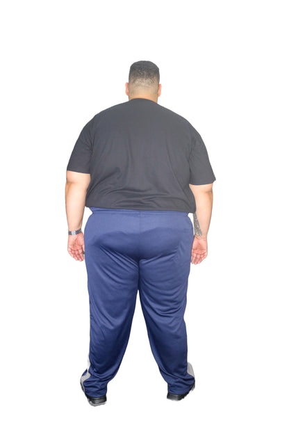 Calça Esportiva Helanca Plus Size Tormenta Com Zíper