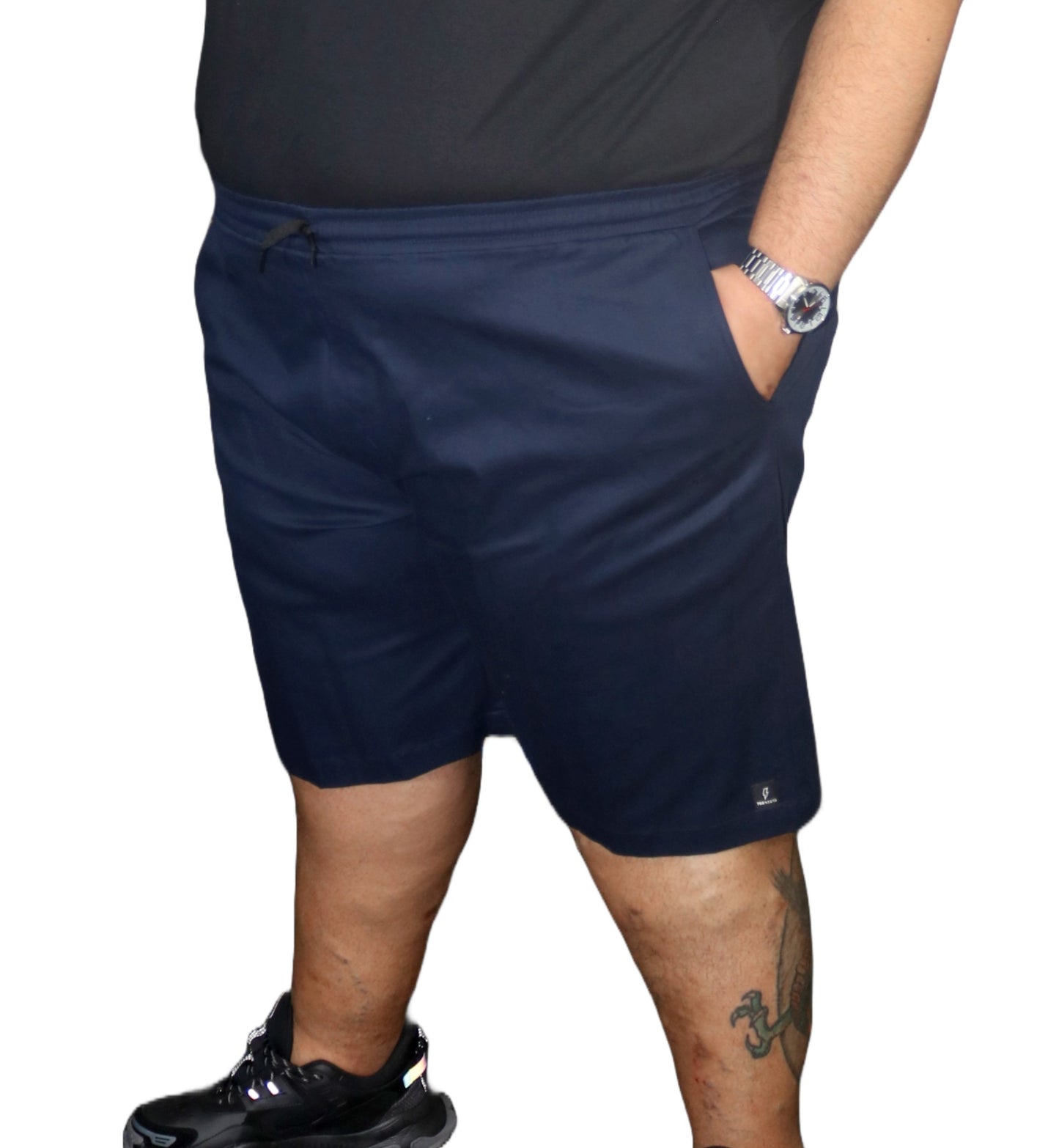 Bermuda Sarja Elastano Plus Size Tormenta