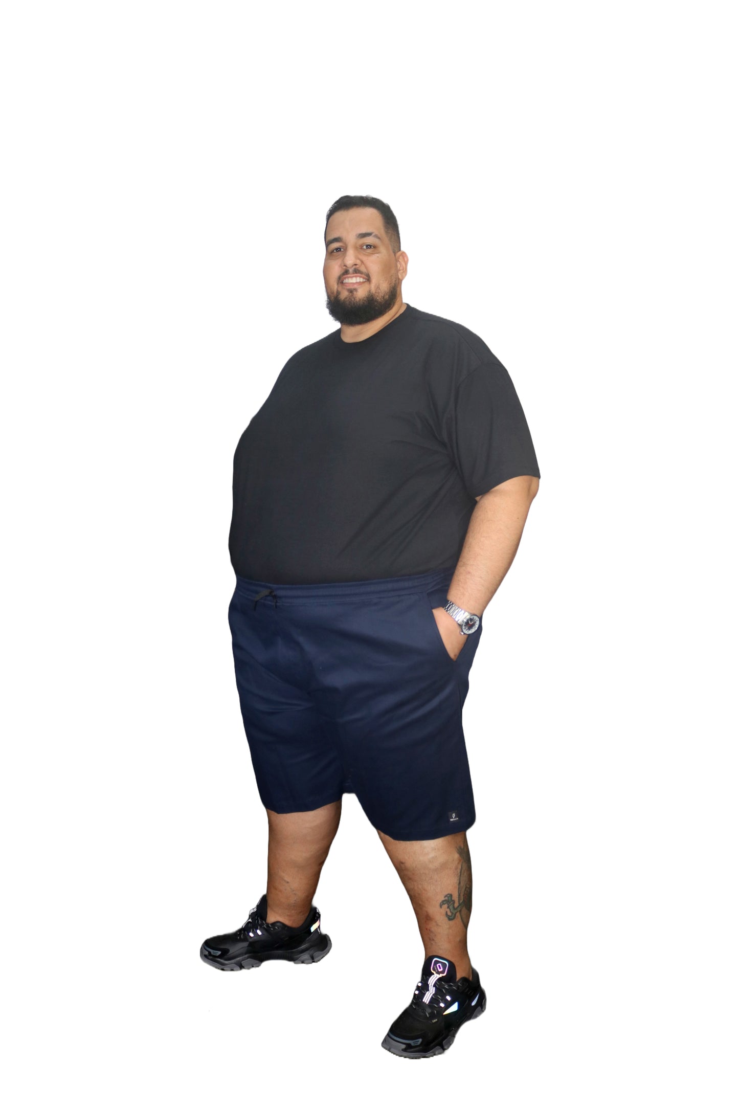 Bermuda Sarja Elastano Plus Size Tormenta