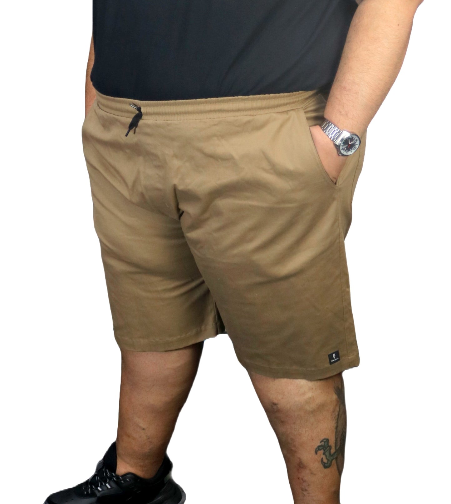 Bermuda Sarja Elastano Plus Size Tormenta