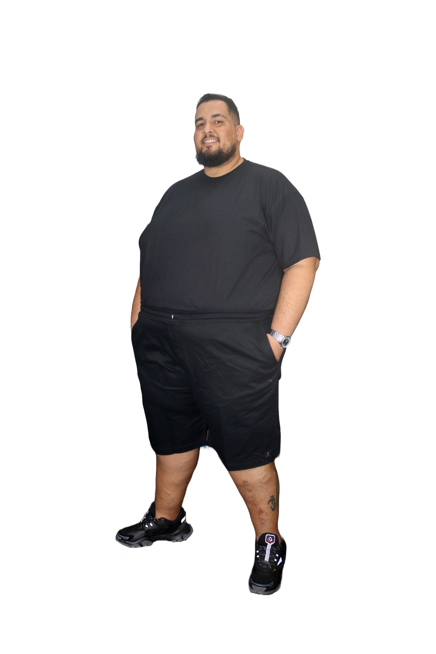 Bermuda Sarja Elastano Plus Size Tormenta