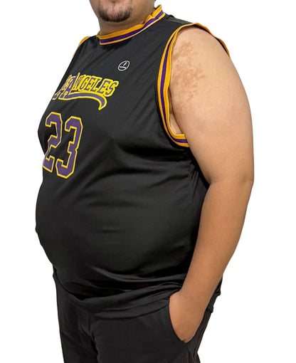 Regata Basquete Los Angeles Plus Size Tormenta