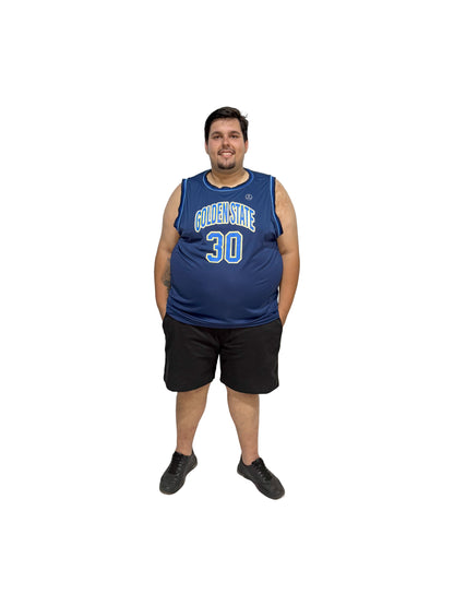Regata Basquete Golden State Plus Size Tormenta