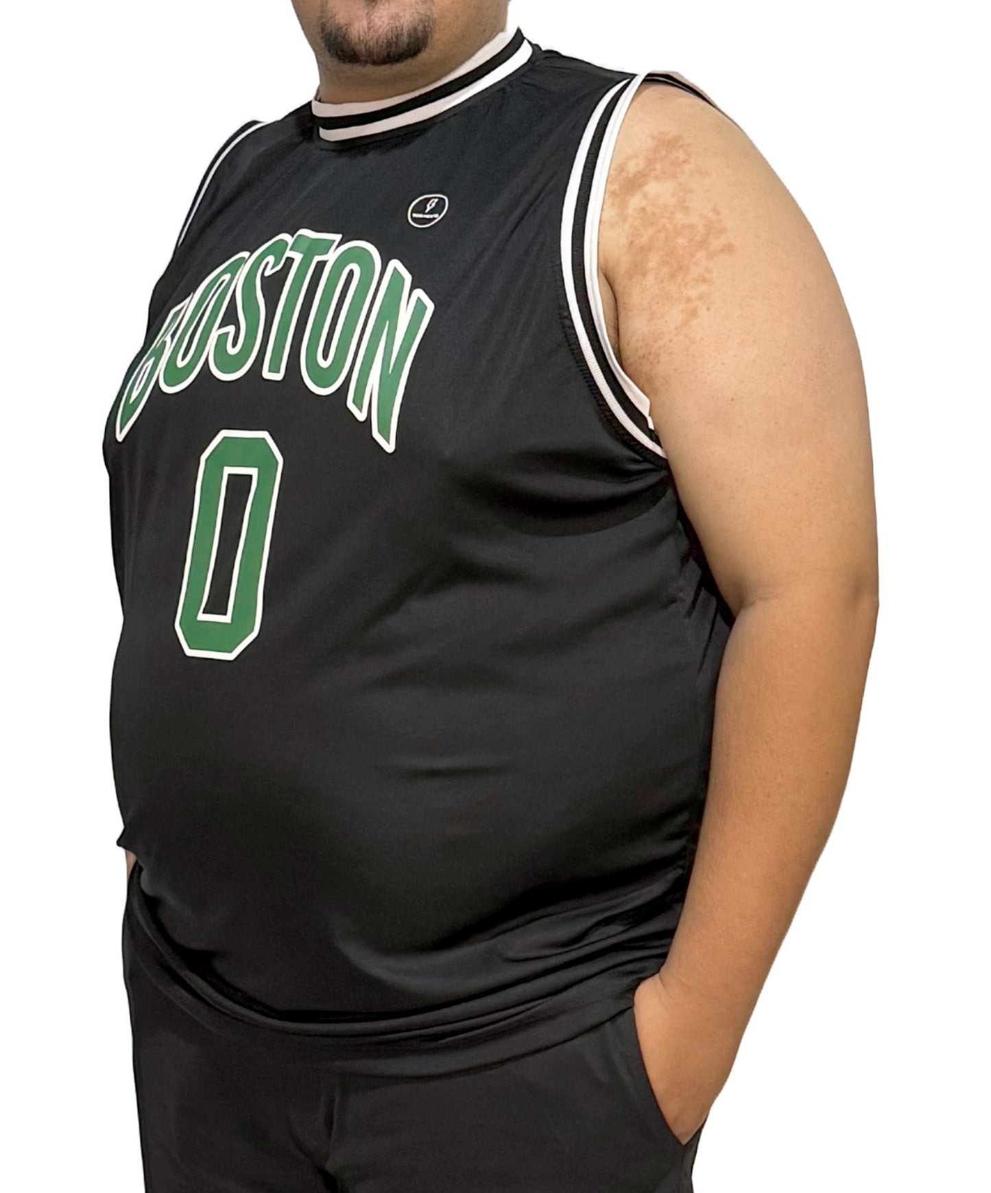 Regata Basquete Boston Plus Size Tormenta