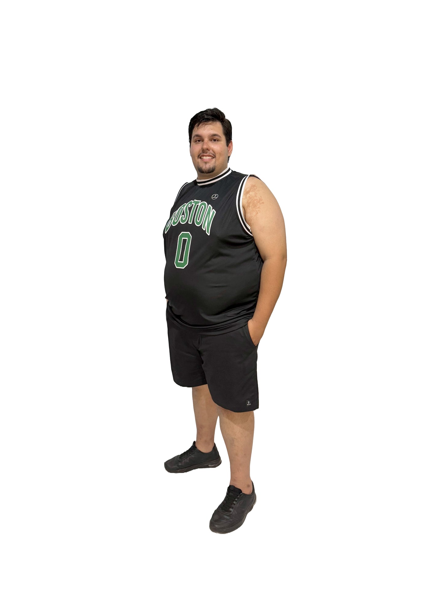 Regata Basquete Boston Plus Size Tormenta