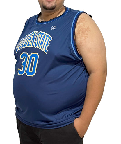 Regata Basquete Golden State Plus Size Tormenta