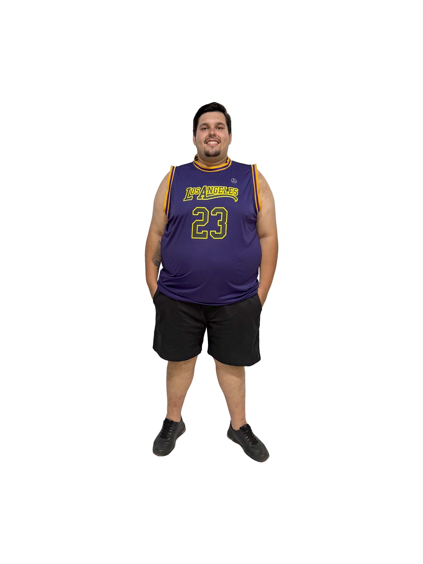 Regata Basquete Los Angeles Plus Size Tormenta