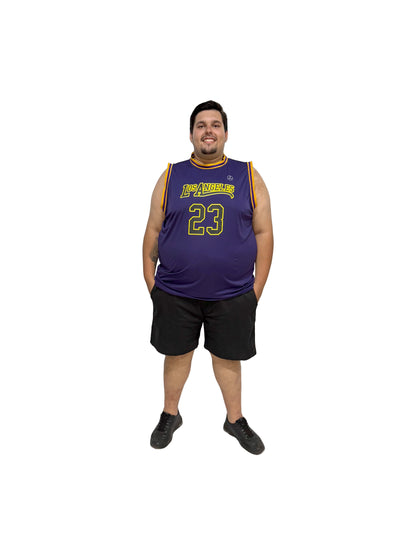 Regata Basquete Los Angeles Plus Size Tormenta