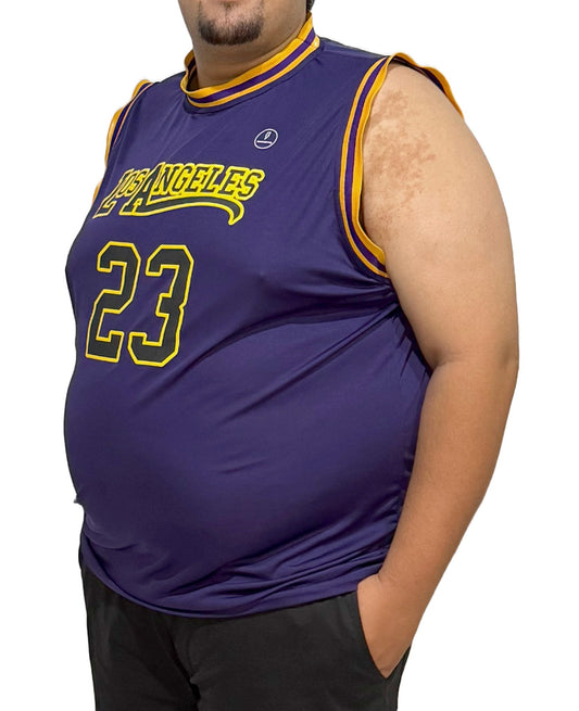 Regata Basquete Los Angeles Plus Size Tormenta