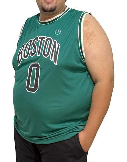 Regata Basquete Boston Plus Size Tormenta