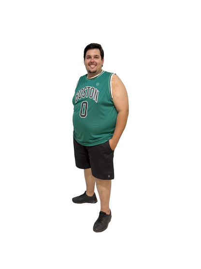 Regata Basquete Boston Plus Size Tormenta