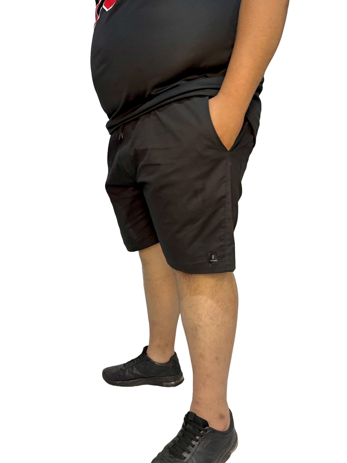 Shorts Sarja Elastano Plus Size Tormenta