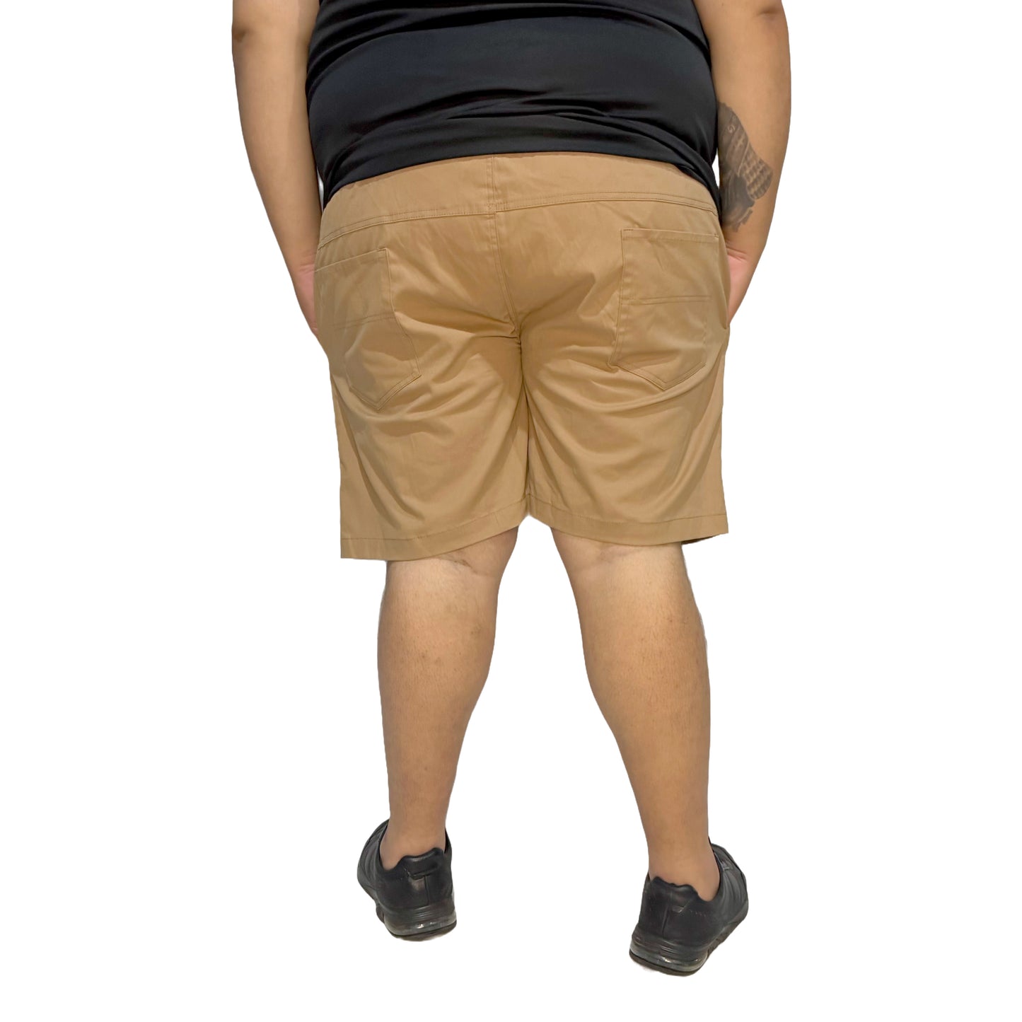 Shorts Sarja Elastano Plus Size Tormenta