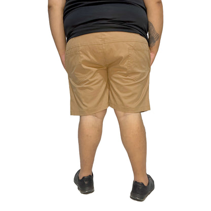 Shorts Sarja Elastano Plus Size Tormenta