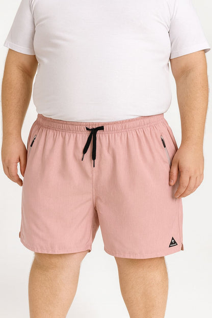 Shorts Água Elastano Zíper Plus Size Tormenta