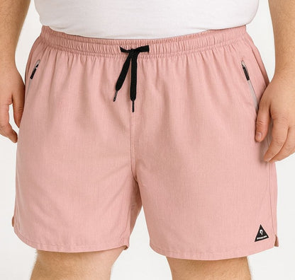 Shorts Água Elastano Zíper Plus Size Tormenta