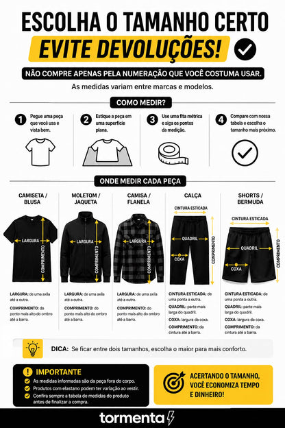 Bermuda Sarja Cargo Plus Size Tormenta