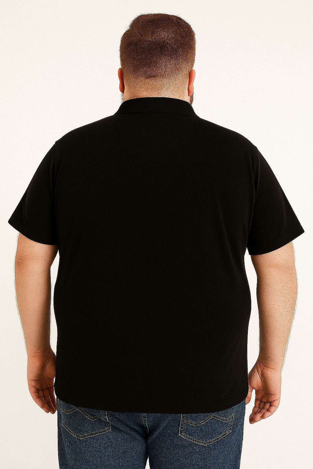 Camiseta Polo Lisa Plus Size Mepase