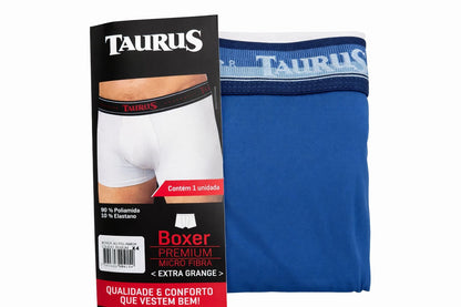 Cueca Boxer Adulto Microfibra Poliamida Taurus