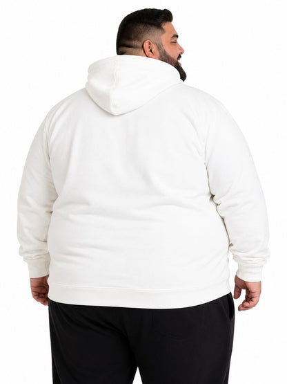 Blusa Moletom Canguru Bicolor Plus Size Tormenta