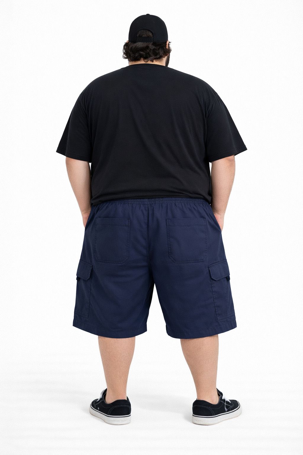 Bermuda Sarja Cargo Plus Size Tormenta