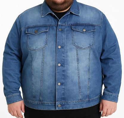 Jaqueta Jeans Plus Size High Flight