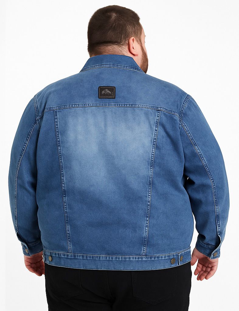 Jaqueta Jeans Plus Size High Flight