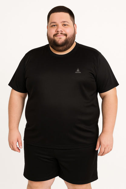 Camiseta Dry-Fit Mesh Plus Size Tormenta