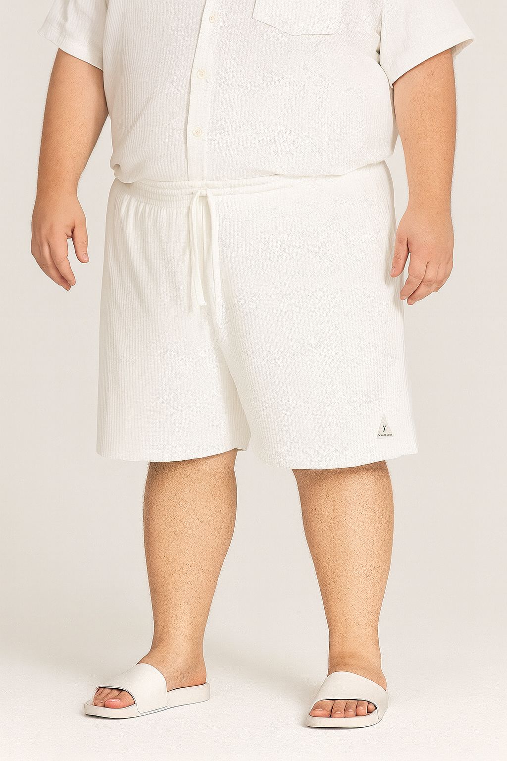 Shorts Waffle Plus Size Tormenta