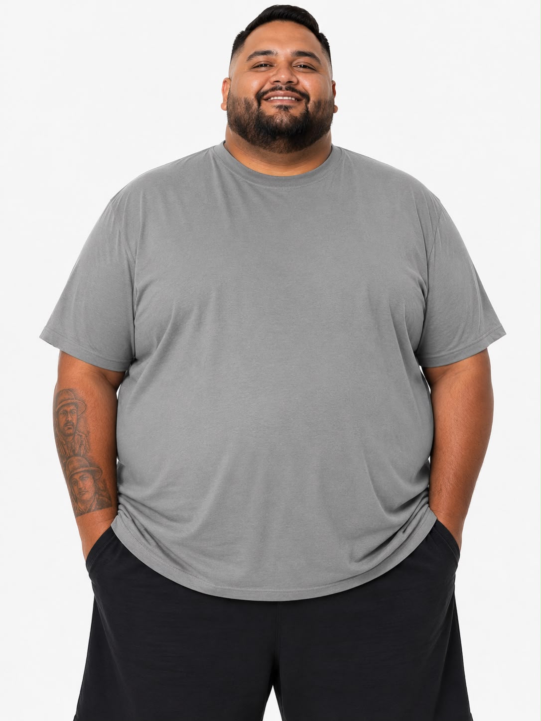 Camiseta Básica Plus Size Tormenta