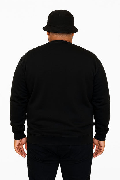 Blusa Moletom Careca Plus Size Tormenta