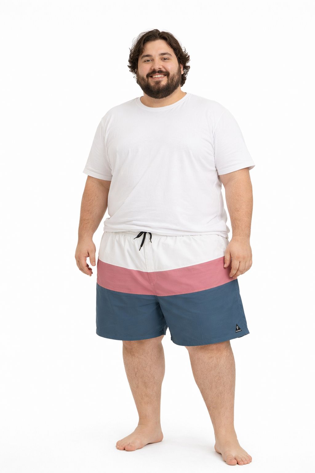 Shorts Tactel Elastano Plus Size Tormenta
