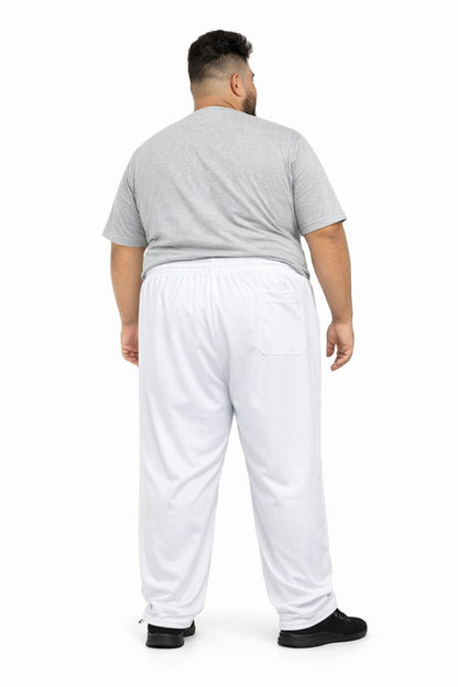 Calça Esportiva Helanca Plus Size Tormenta Com Zíper Lisa