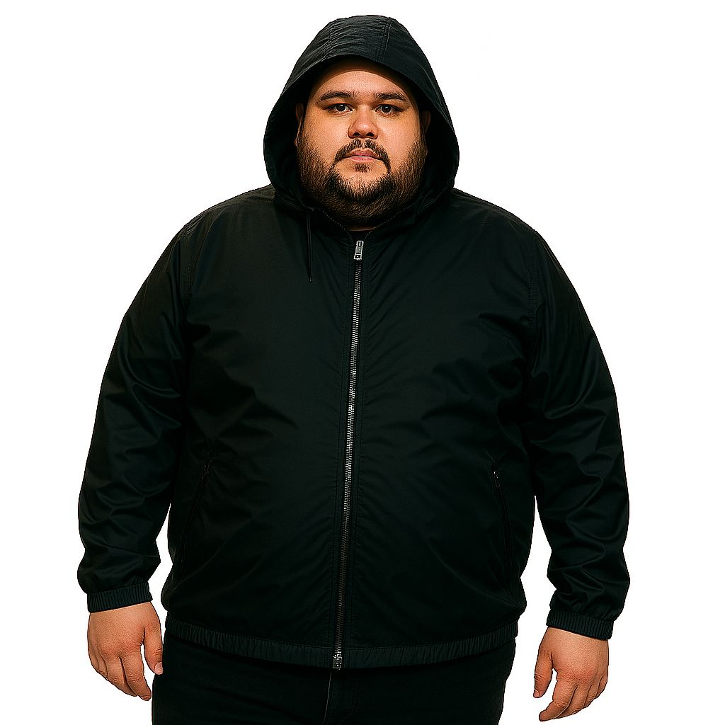 Jaqueta Corta Vento Plus Size Tormenta